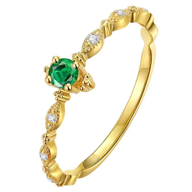 14k Gold  Sterling Silver Fashion Tail Ring  Plating