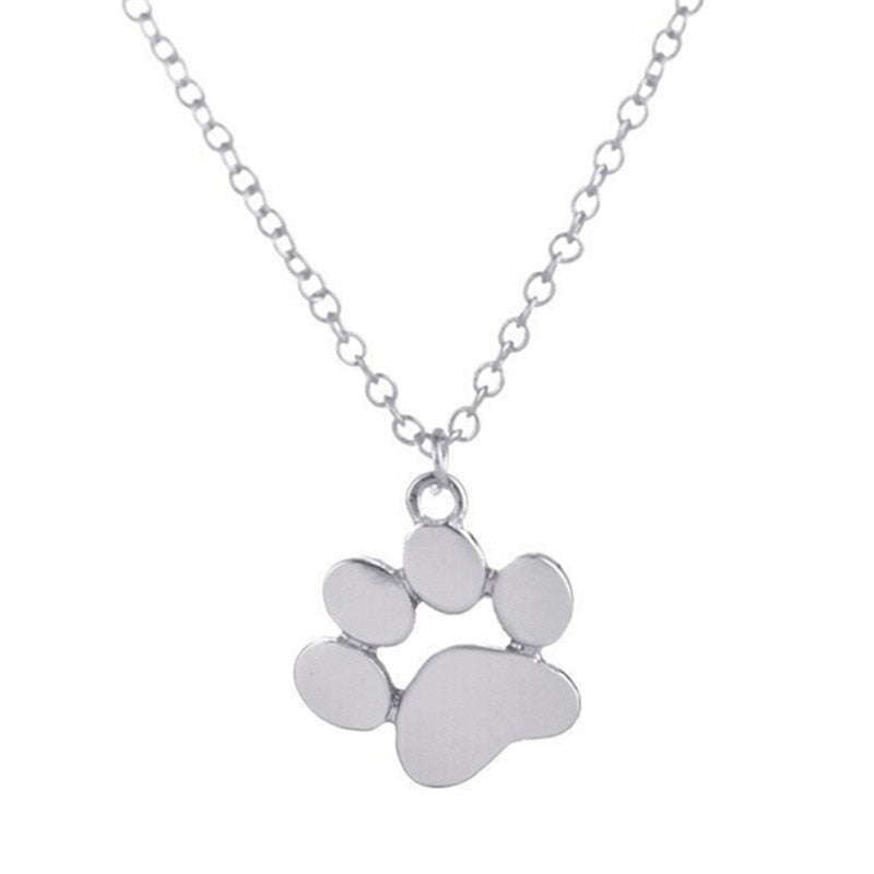 Women Chokers Necklace Tassut Cat And Dog Paw Print
