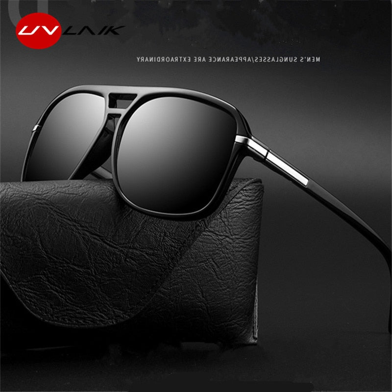 Rectangle Polarized Sunglasses for Men