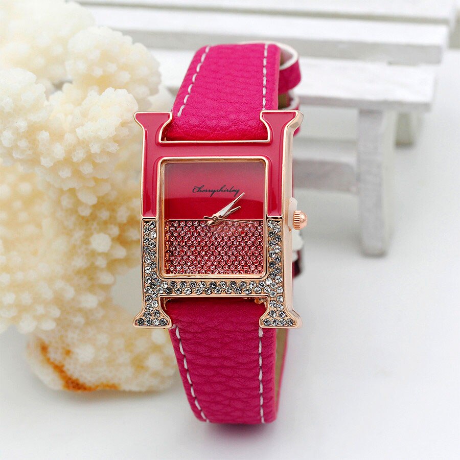 Casual Female Square Shaped WristWatch