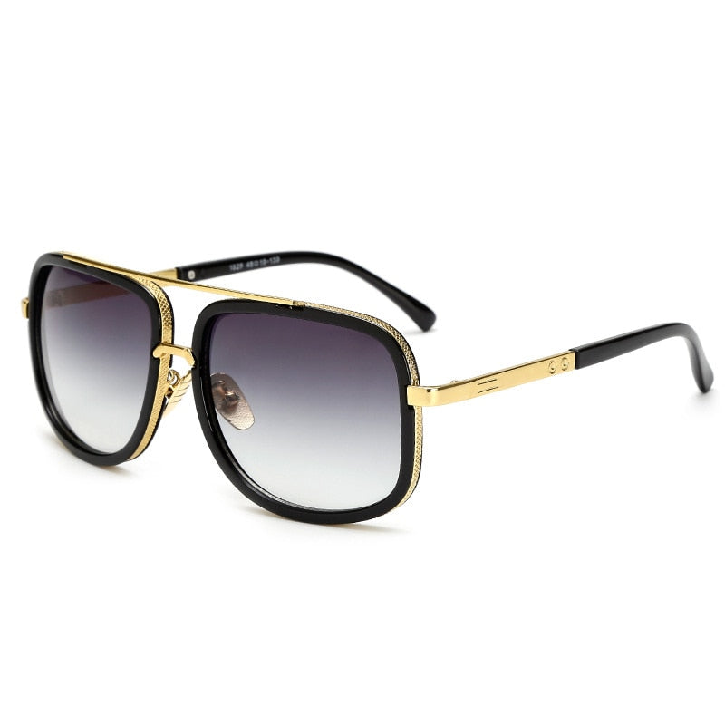 New Fashion Big Frame Square Mens Sunglasses  High Quality