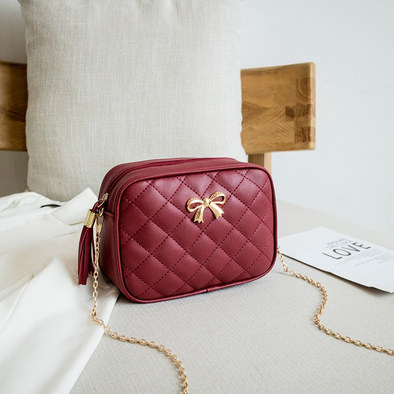 Small Messenger Bag For Women  Lingge Embroidery