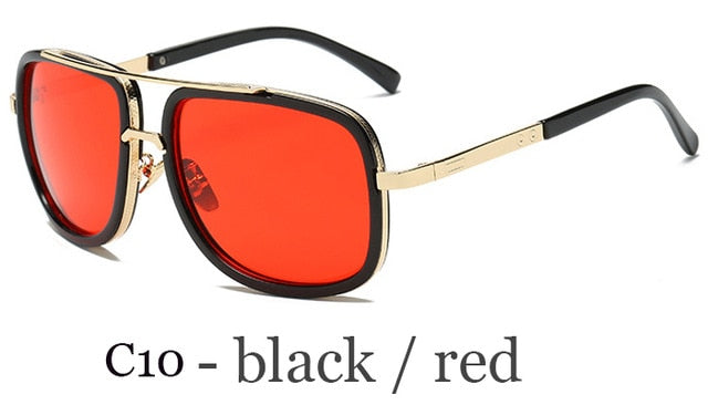 New Fashion Big Frame Square Mens Sunglasses  High Quality