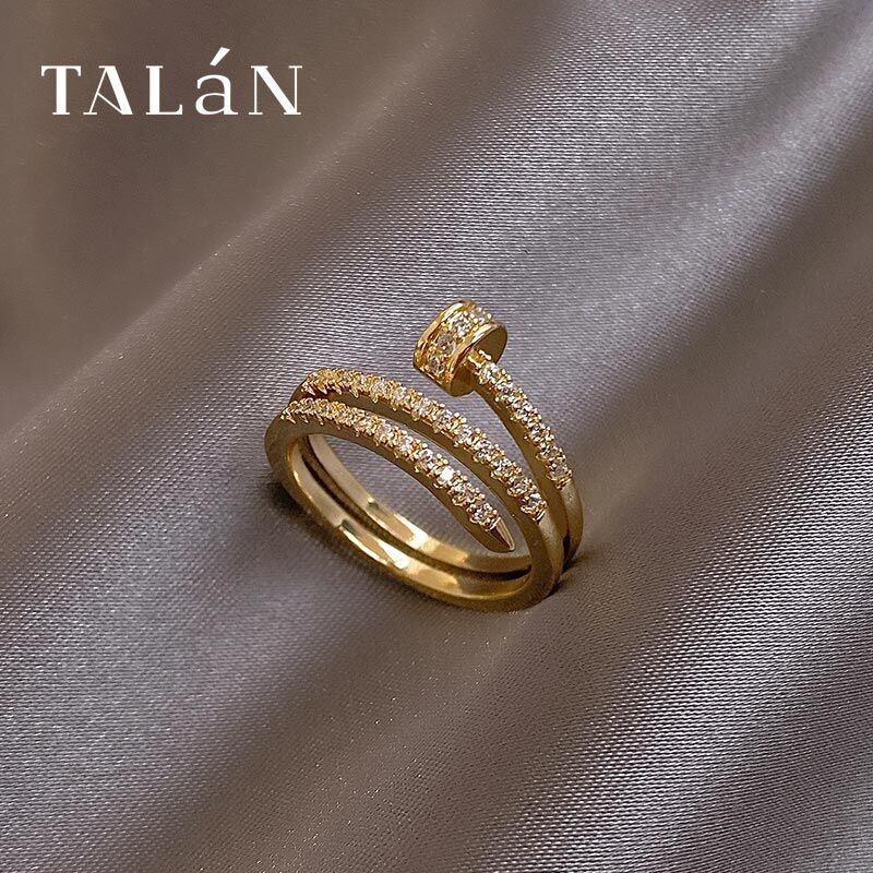 14K Real Gold Plated Zircon Ring