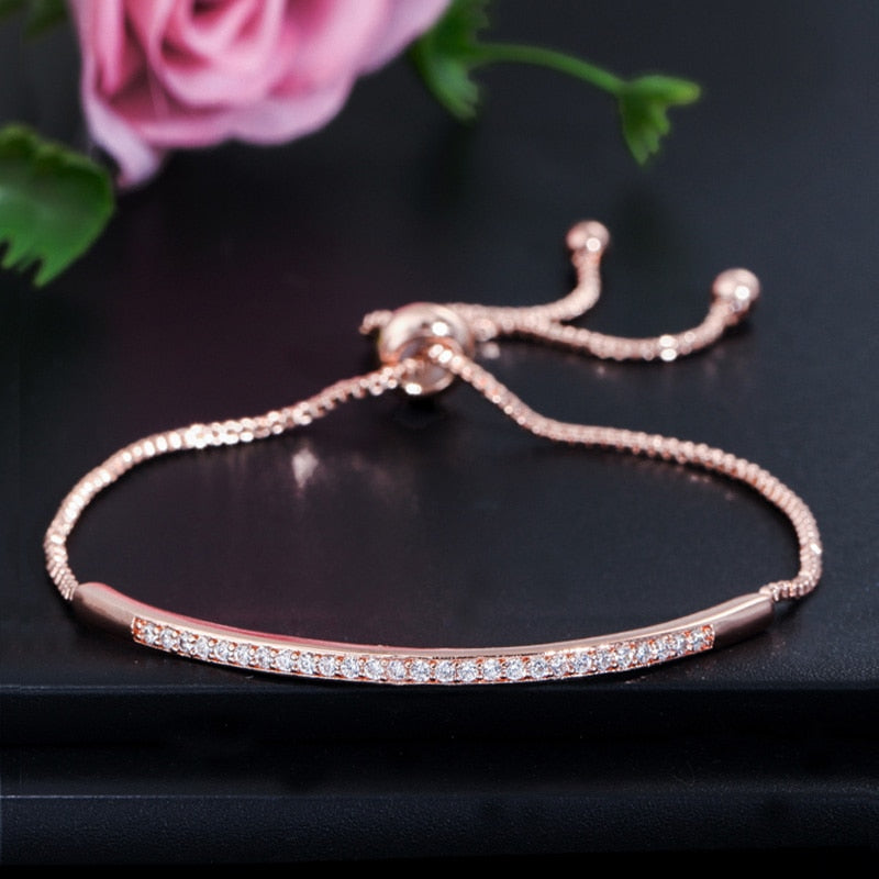 CWWZircons Adjustable Bracelet Bangle for Women
