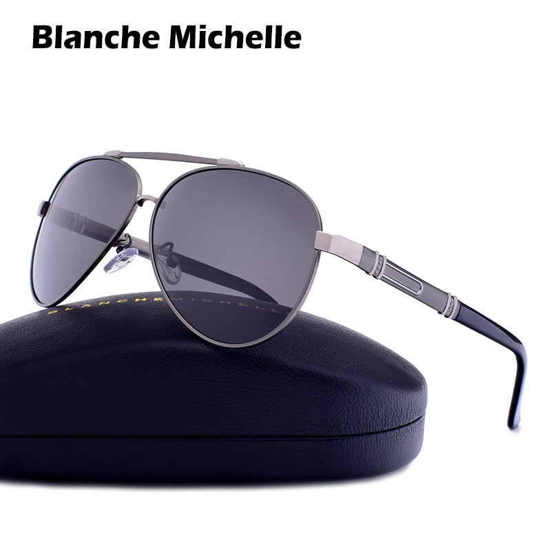 Blanche Michelle Pilot Polarized Sunglasses for Men