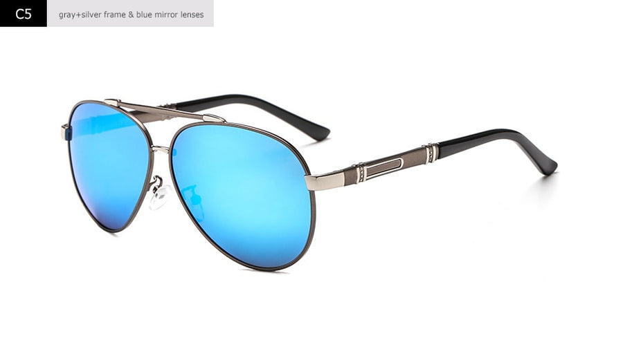 Blanche Michelle Pilot Polarized Sunglasses for Men