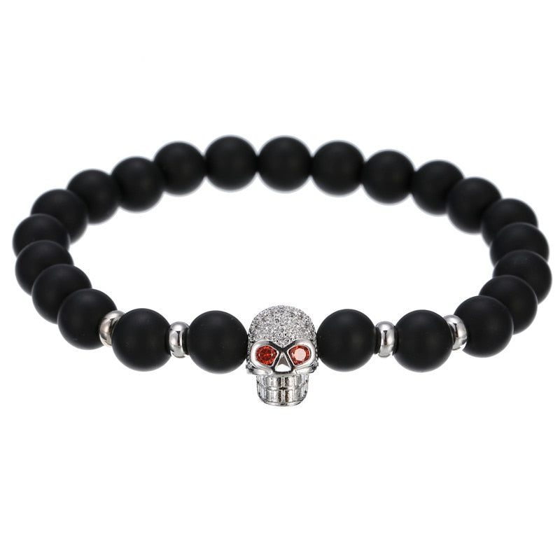 Fashion Micro CZ King crown charm bracelet handmade
