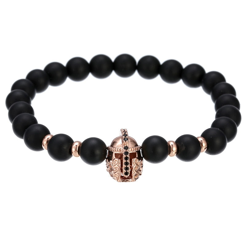 Fashion Micro CZ King crown charm bracelet handmade