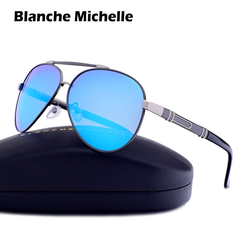 Blanche Michelle Pilot Polarized Sunglasses for Men
