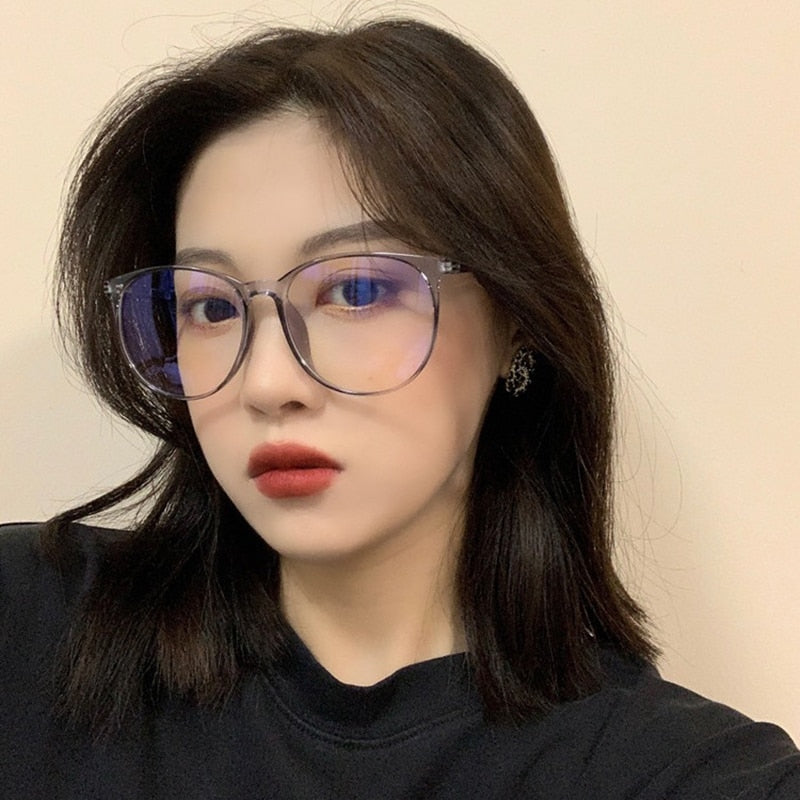 Transparent Computer Glasses  Women Men Anti Blue Light