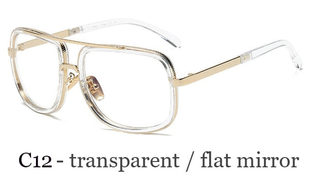 New Fashion Big Frame Square Mens Sunglasses  High Quality