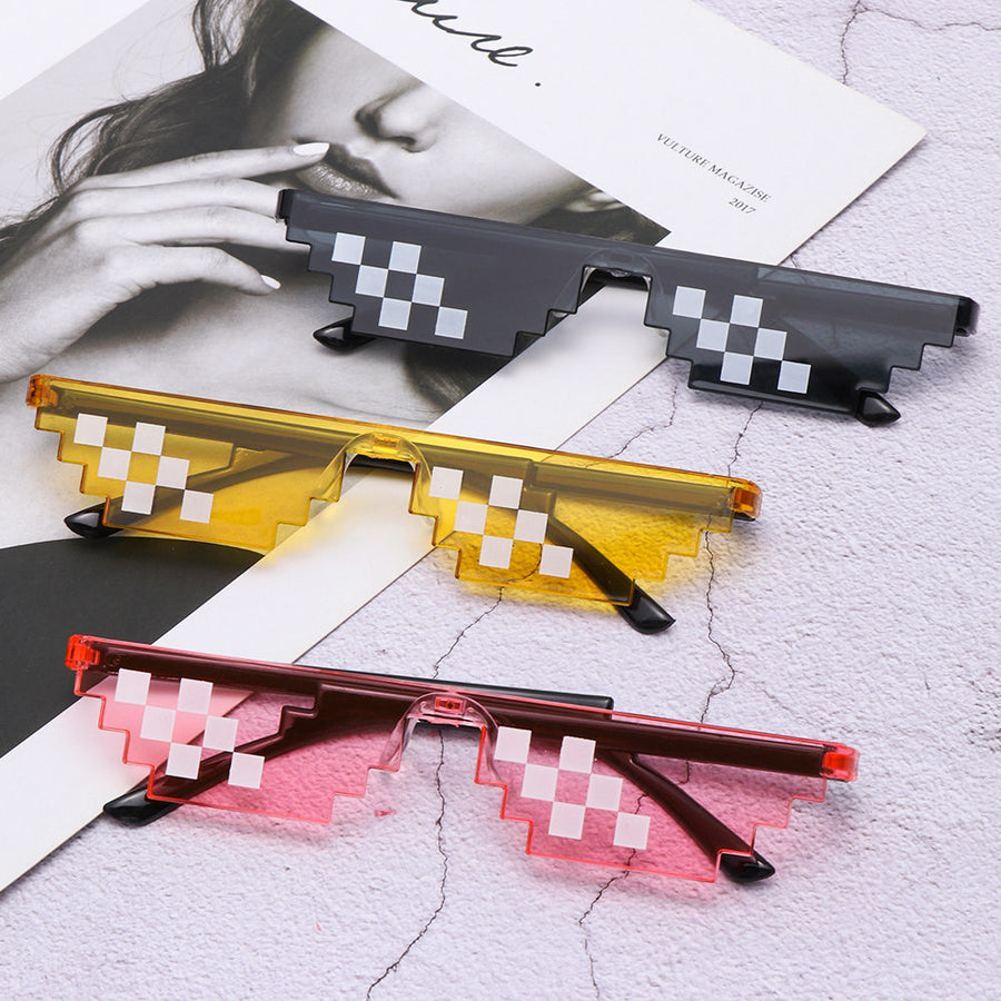 NEW Design Funny Mosaic Sunglasses Thug Life