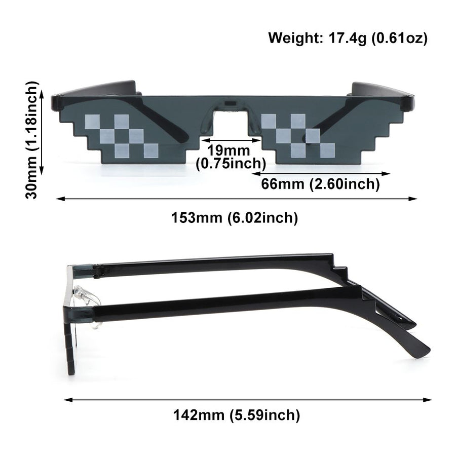 NEW Design Funny Mosaic Sunglasses Thug Life