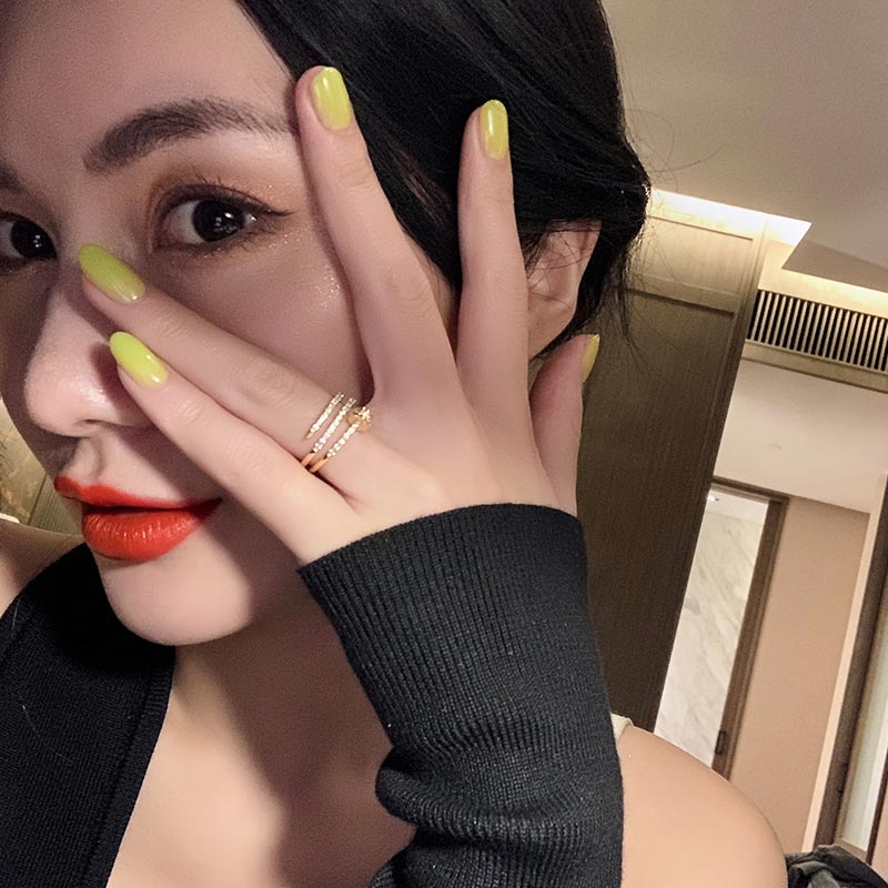 14K Real Gold Plated Zircon Ring