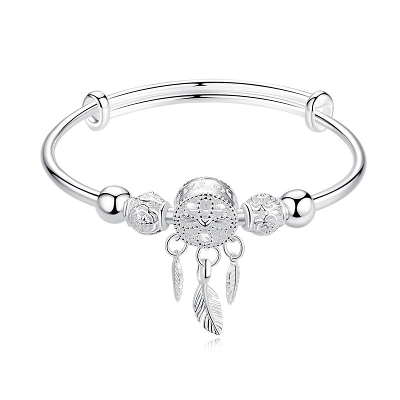 Adjustable Silver Color Dreamcatcher Tassel