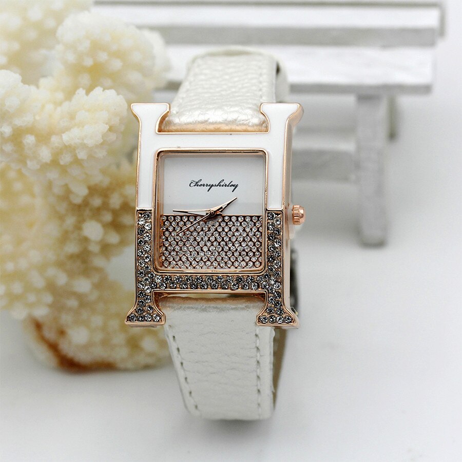 Casual Female Square Shaped WristWatch