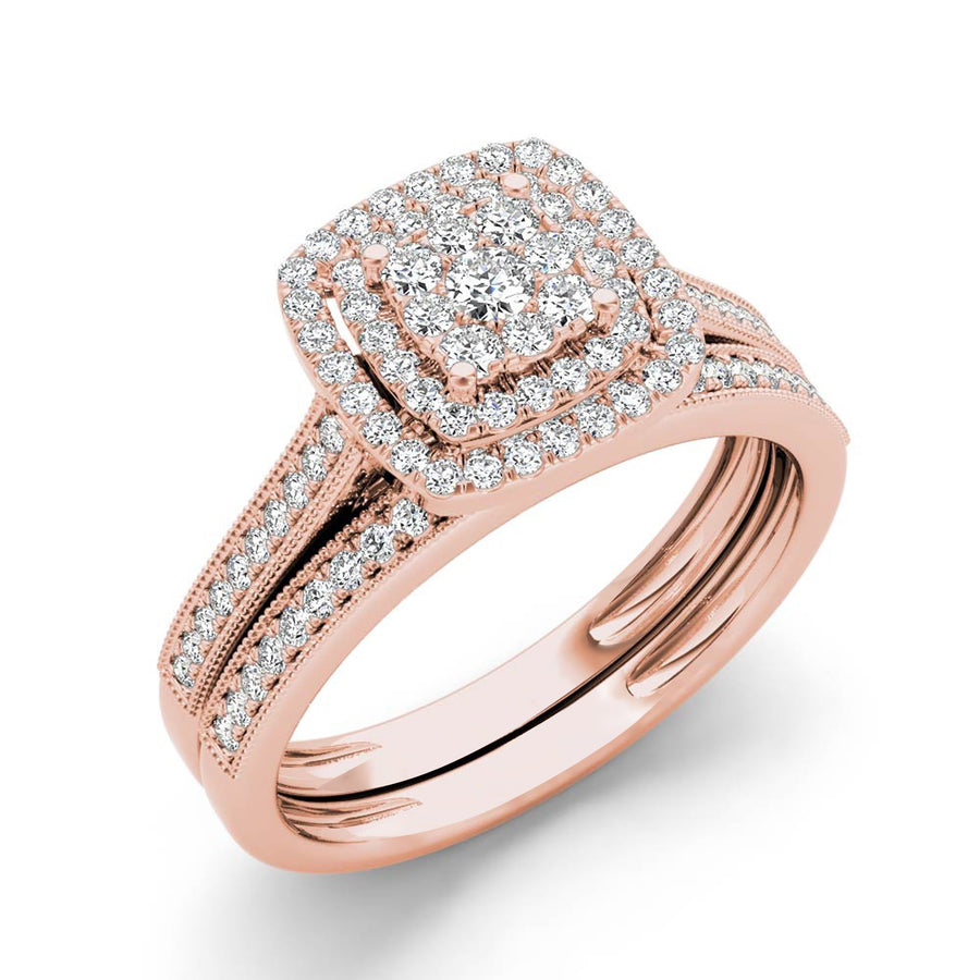 Cubic Zirconia  For Women Solid 925 Sterling Silver Gold Plated