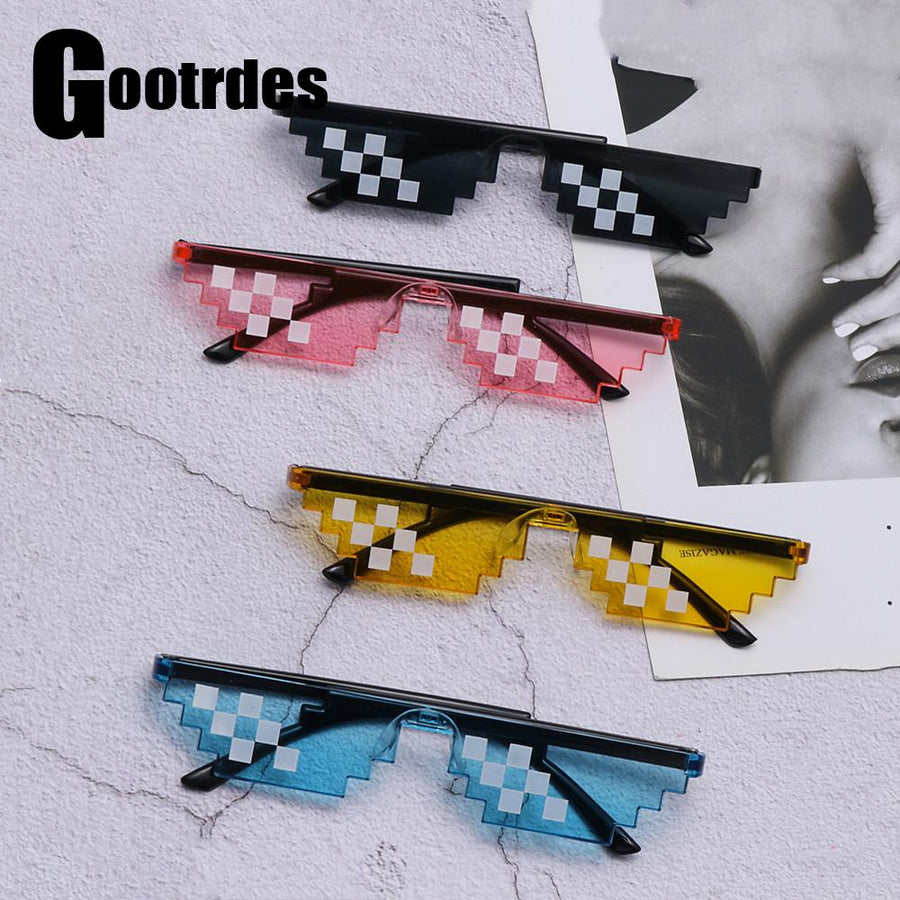 NEW Design Funny Mosaic Sunglasses Thug Life