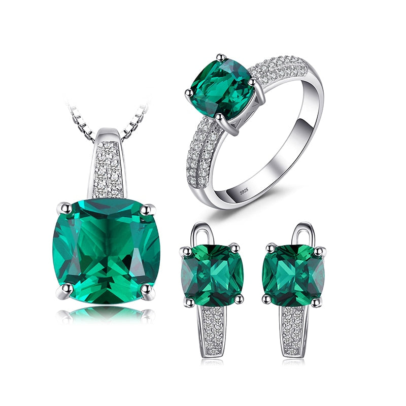 Gemstone Jewelry Sets 925 Sterling Silver