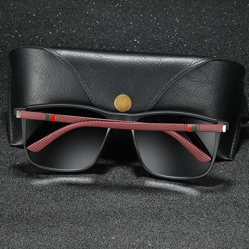 Luxury Square Vintage Polarized Sunglasses For Men & Women