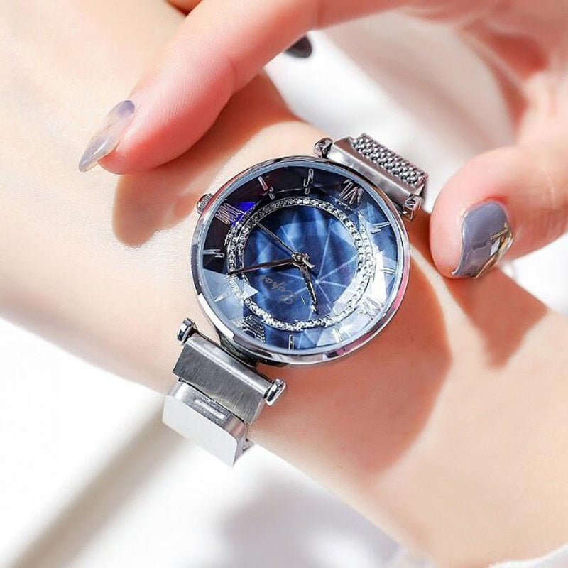 Ladies Magnetic Starry Sky Luxury Women Watches